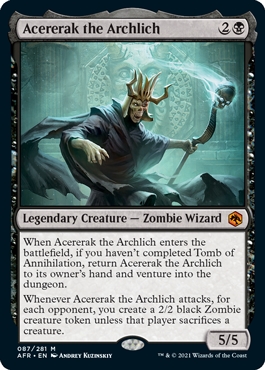 Acererak the Archlich Dungeons & Dragons- Adventures in the Forgotten Realms